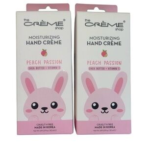 The Crème Shop Peach Passion Hand Crème
Bundle of 2 
New in box